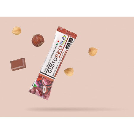 GustoPro Cioccolato al Latte e Nocciola 40gr x 24pz Falco