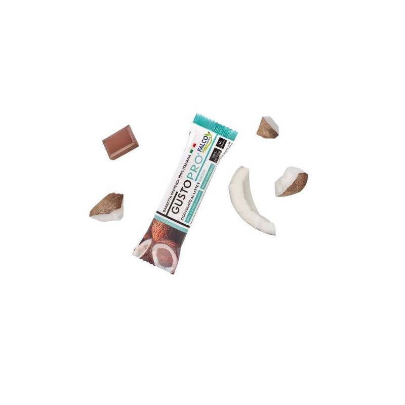 GustoPro Cioccolato al Latte e Cocco 40gr x 24pz Falco