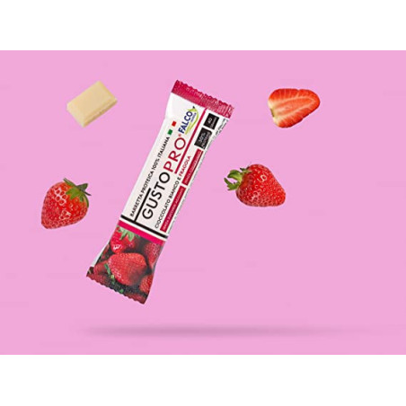 GustoPro Fragola e Cioccolato Bianco 40gr x 24pz Falco