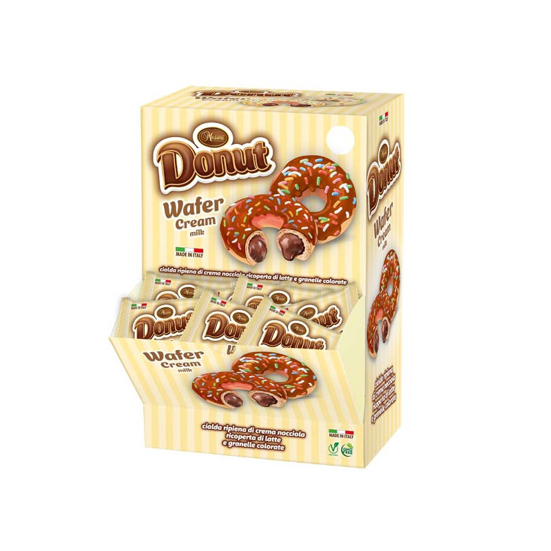 Donut Wafer Cioc. al Latte Messori x 24pz