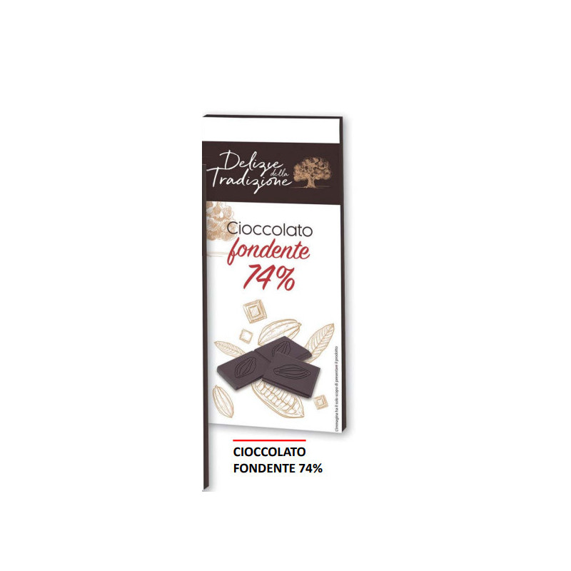 Delizie della Tradizione Fondente 74% 100gr x 20pz Lekkerland