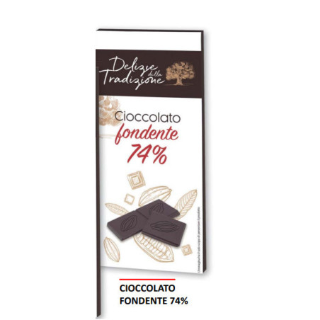Delizie della Tradizione Fondente 74% 100gr x 20pz Lekkerland