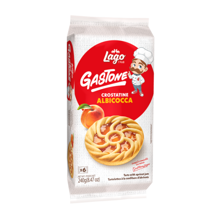 Crostatina Albicocca 40gr x 6pz Gastone Lago