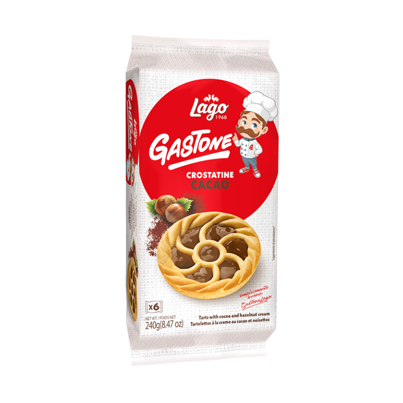 Crostatina Cacao 40gr x 6pz Gastone Lago