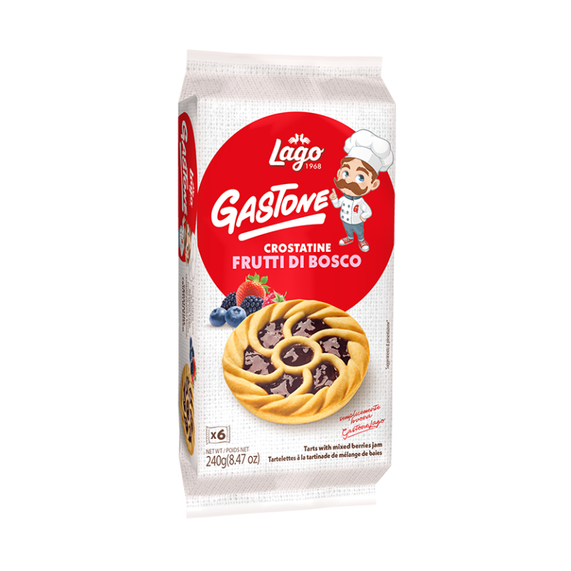 Crostatina Frutti di Bosco 40gr x 6pz Gastone Lago