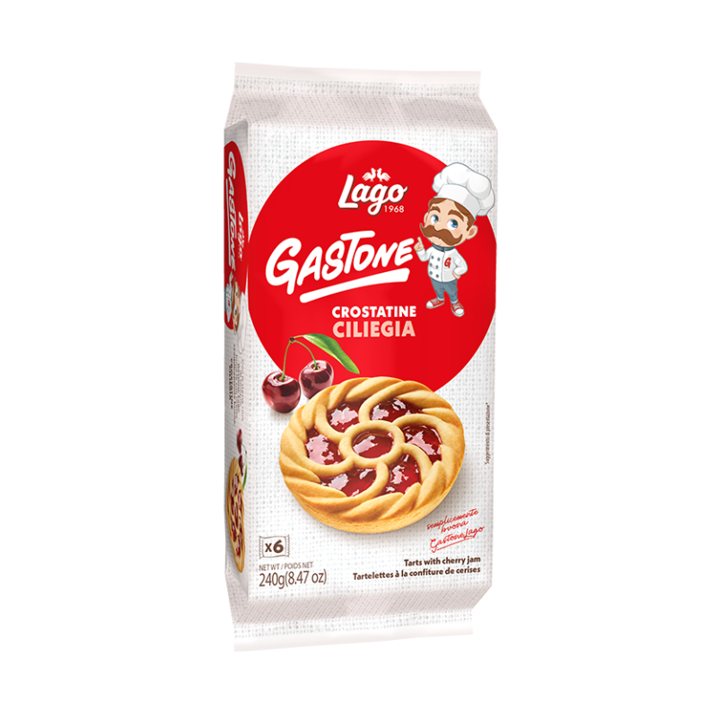 Crostatina Ciliegia 40gr x 6pz Gastone Lago