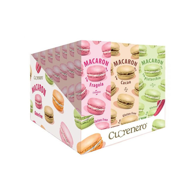 Macaron 3 Gusti Expo 15pz Cuorenero