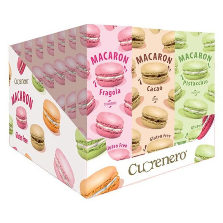 Macaron 3 Gusti Expo 15pz Cuorenero