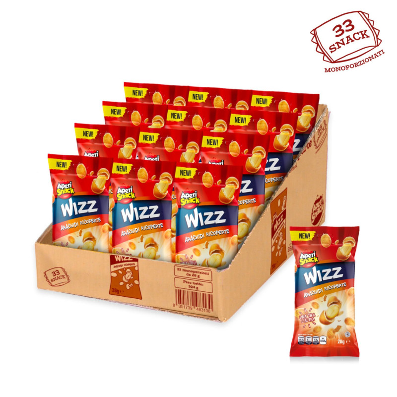Wizz Arachidi Chili 28gr x 33pz Aperisnack
