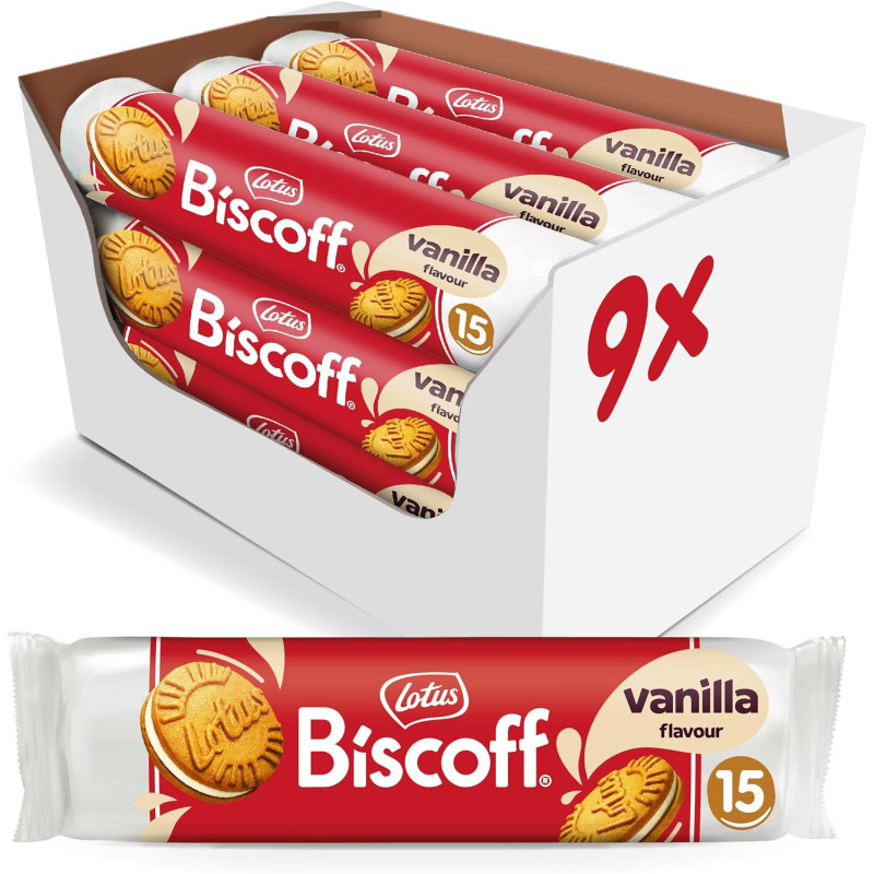 Lotus Biscoff Sandwich Vaniglia 150gr x 9pz