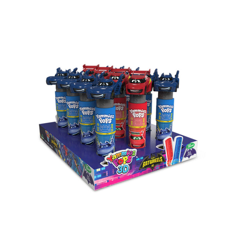 Joygum Yammiez Pop 3D Batwheels LeccaLecca15gr x 12pz