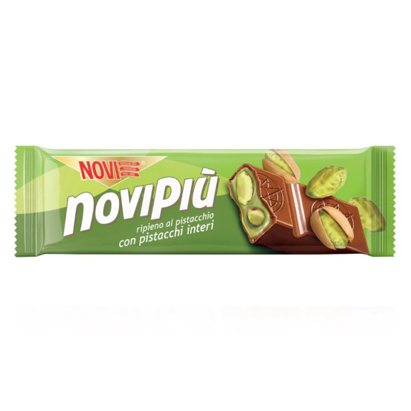 NoviPiù Barretta Latte e Pistacchio da 30gr x 30pz