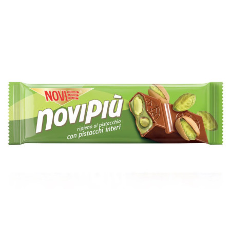 NoviPiù Barretta Latte e Pistacchio da 30gr x 30pz
