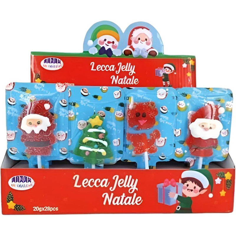 Lecca Jelly Natale 20gr x 28pz Rossini's