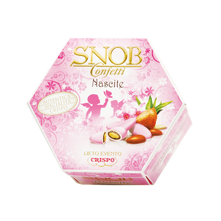 Confetti Snob Crispo Nascita Rosa 500gr