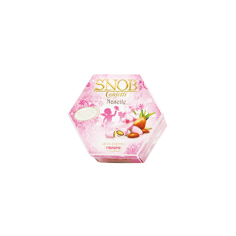 Confetti Snob Crispo Nascita Rosa 500gr