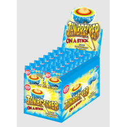 Jawbreaker on Stick Blue Lecca Lecca 50gr x 15pz Zed Candy Dulcis
