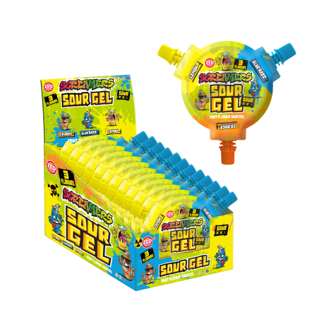 Screamers Sour Gel Caramella Liquida 45gr x 12pz Zed Candy Dulcis