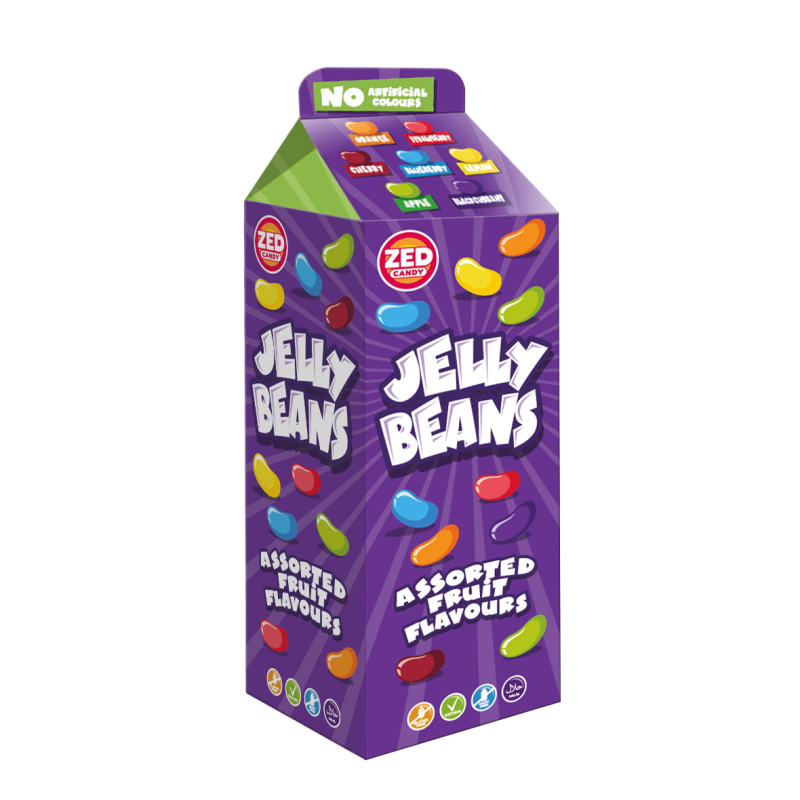 Jelly Beans Brick Caramelle Gommose 400gr Zed Candy Dulcis