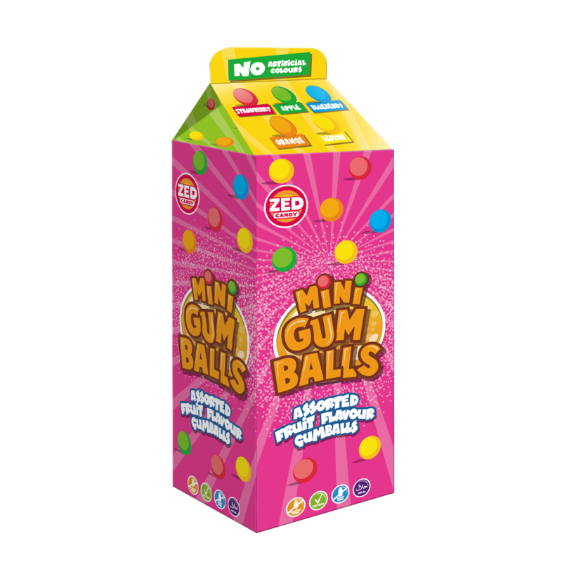 Mini Gumball Brick 400gr Zed Candy Dulcis