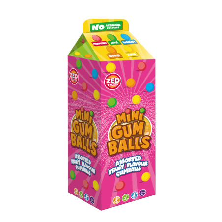 Mini Gumball Brick 400gr Zed Candy Dulcis