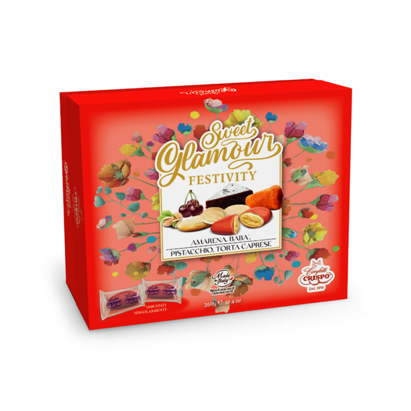 Confetti Crispo Sweet Glamour Rosso 350gr