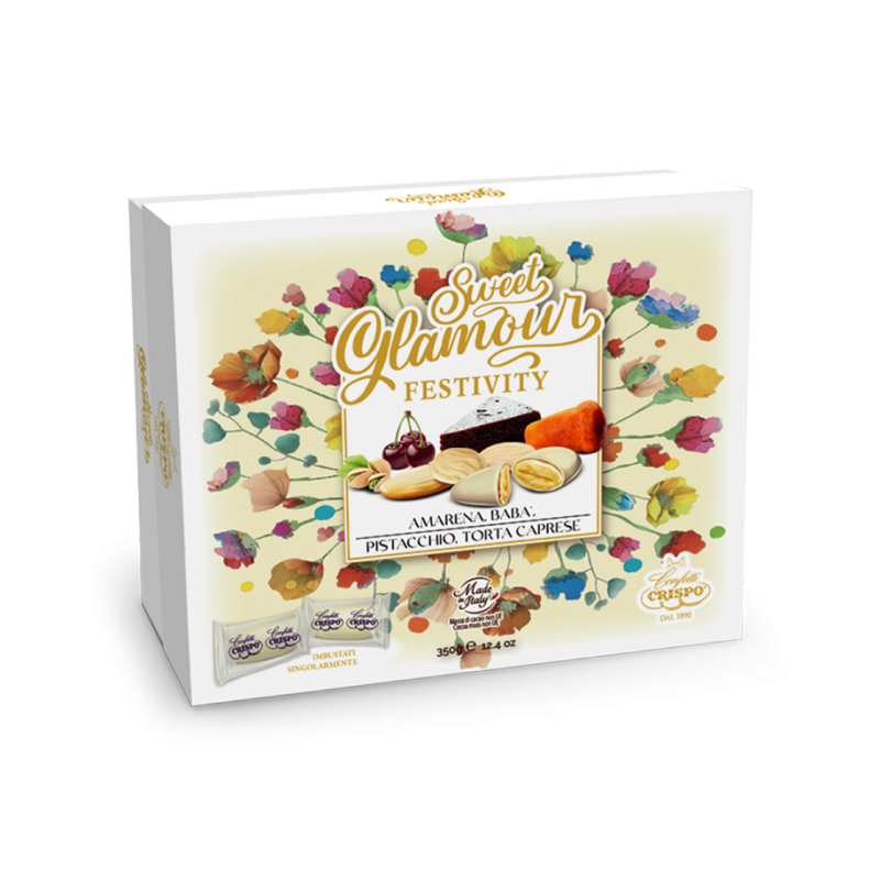 Confetti Crispo Sweet Glamour Bianco 350gr
