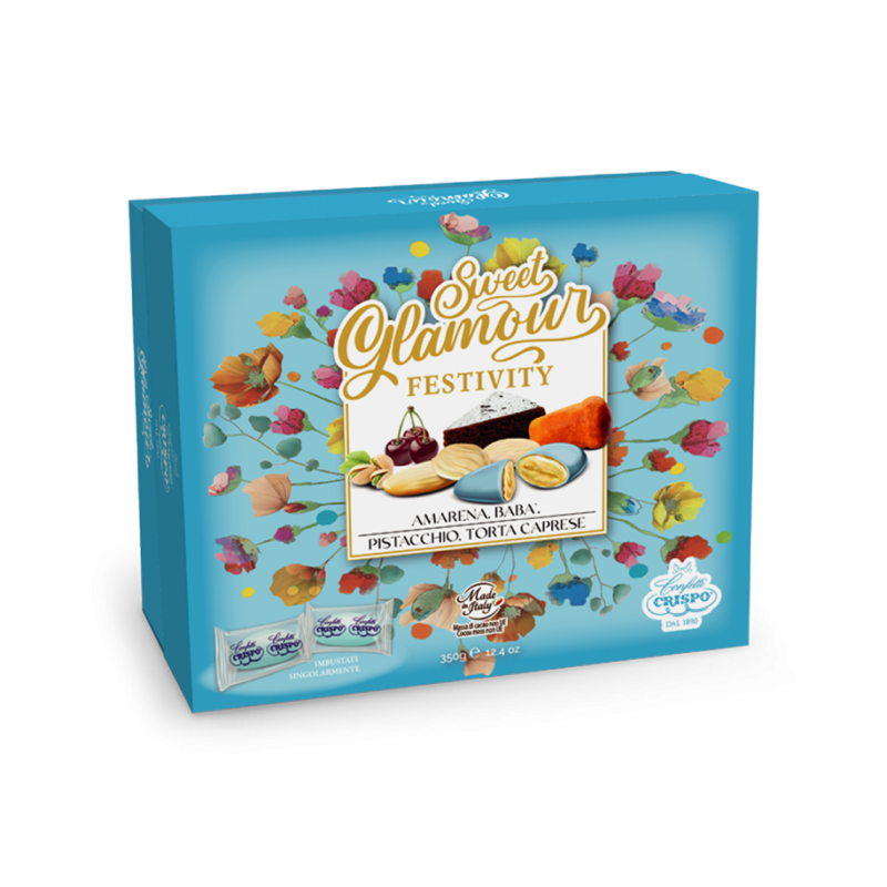 Crispo Confetti Sweet Glamour Celeste 350gr
