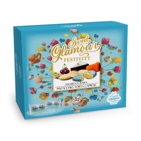 Crispo Confetti Sweet Glamour Celeste 350gr