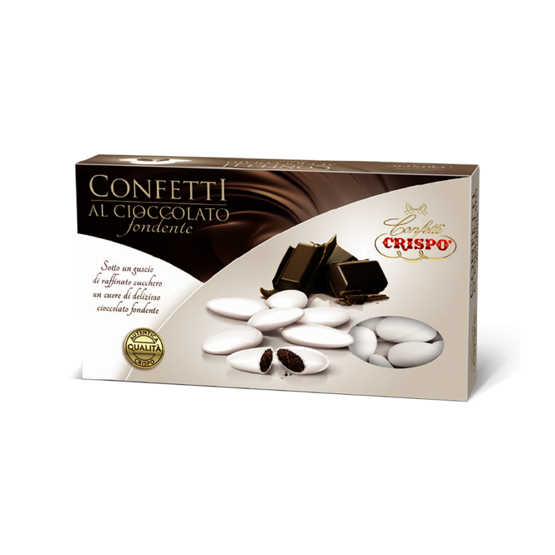Crispo Confetti Cioccolato Fondente Bianchi 1kg