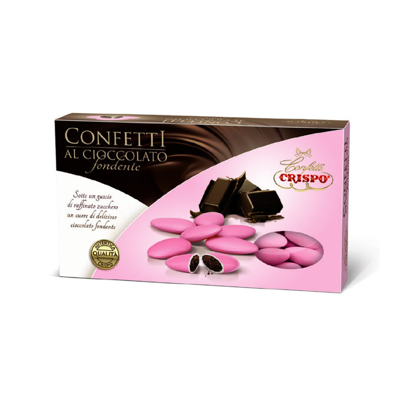 Crispo Confetti Cioccolato Fondente Rosa 1kg