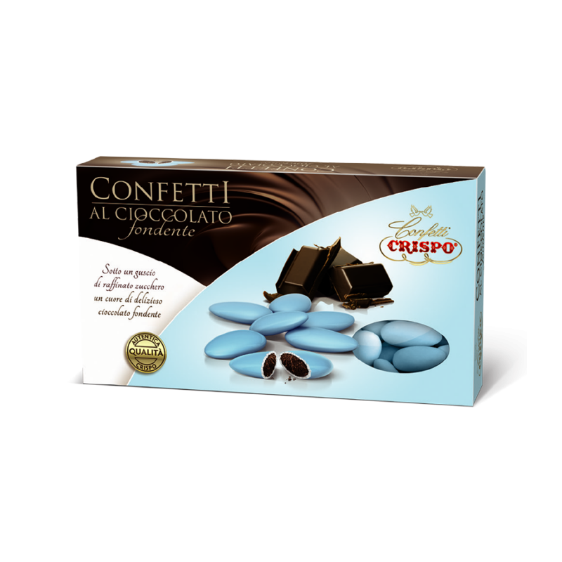 Crispo Confetti Cioccolato Fondente Celeste 1kg