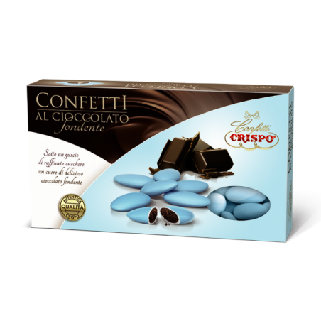 Crispo Confetti Cioccolato Fondente Celeste 1kg