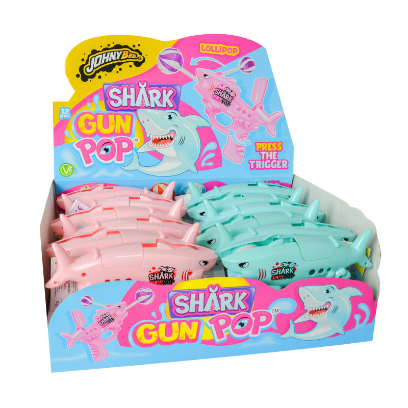 Shark Gun Pop Lecca Lecca 10gr x 12pz Joygum