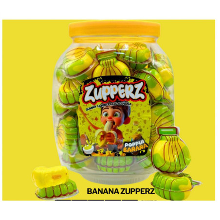 Zupperz Banana Caramella Ripiena 18gr x 50pz