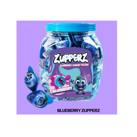 Zupperz Blueberry Caramella Ripiena 18gr x 50pz