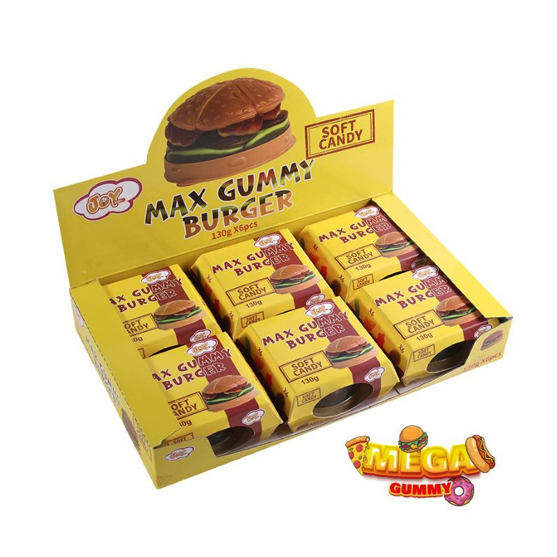 Max Burger Gommose 130gr x 6pz Joygum