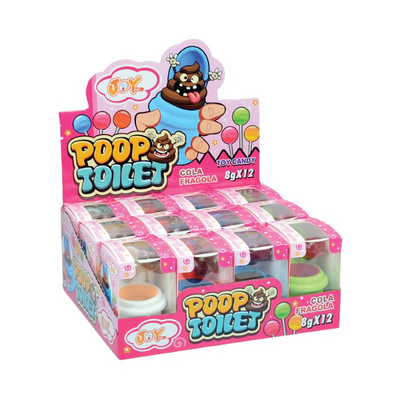 Poop Toilet LeccaLecca 8gr x 12pz Joygum