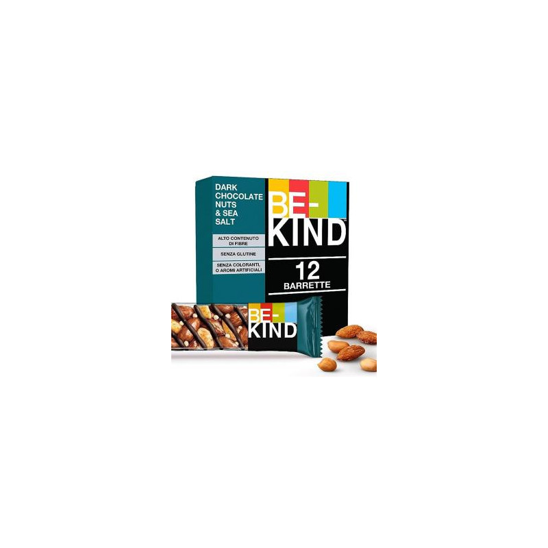 Be Kind Barretta Noci Cioc. Fond. e Sale 40gr x 12pz