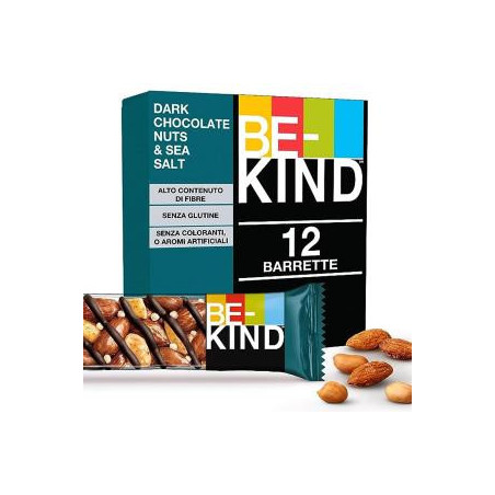 Be Kind Barretta Noci Cioc. Fond. e Sale 40gr x 12pz