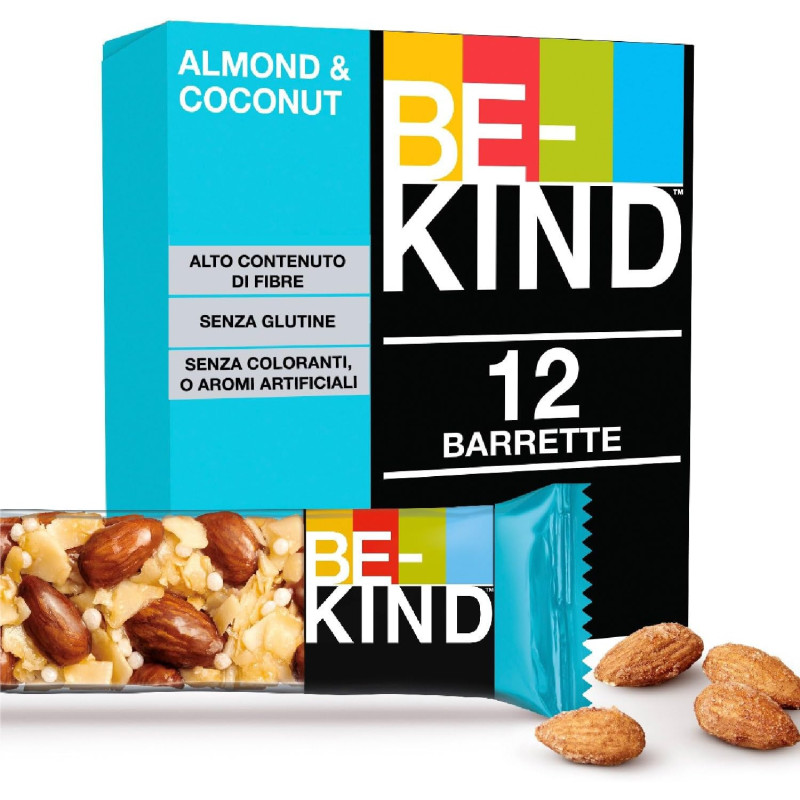 Be Kind Barretta Mandorle e Cocco 40gr x 12pz