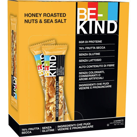 Be Kind Barretta Mandorle Miele Sale 40gr x 12pz