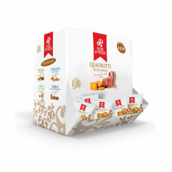 Taralli Quadrotti al Bacon 35gr x 40pz Fiore di Puglia