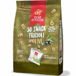 Taralli Tricioli alle Olive Multipack 35gr x 6pz Fiore di Puglia