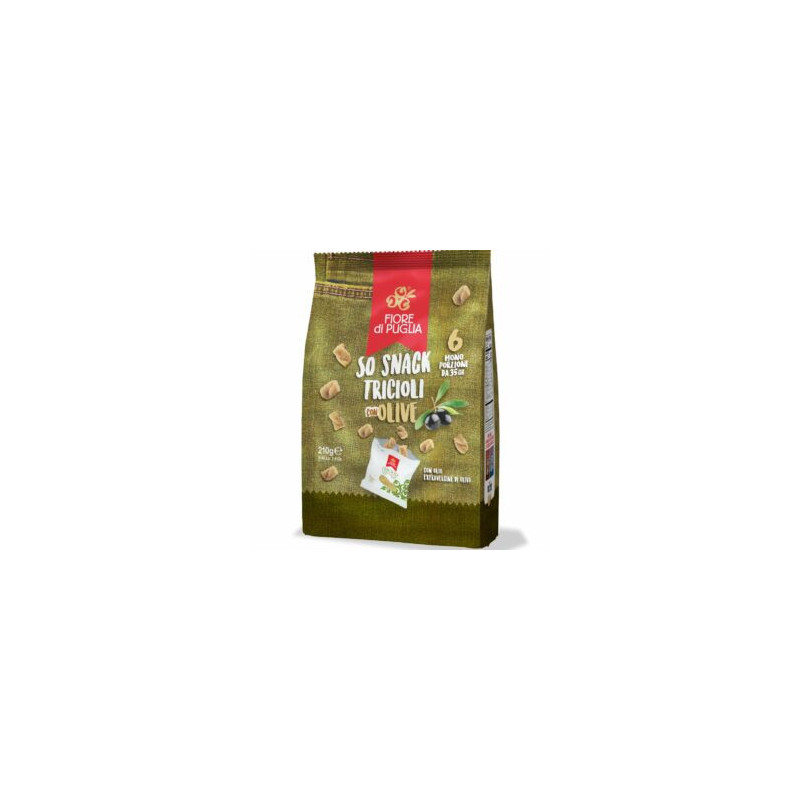 Taralli Tricioli alle Olive Multipack 35gr x 6pz Fiore di Puglia