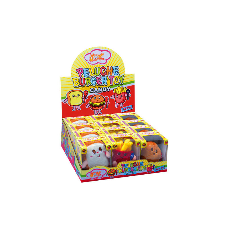 Burger Peluche x 12pz Joygum
