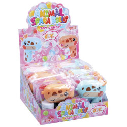 Animali Spara Bolle x 12pz Joygum