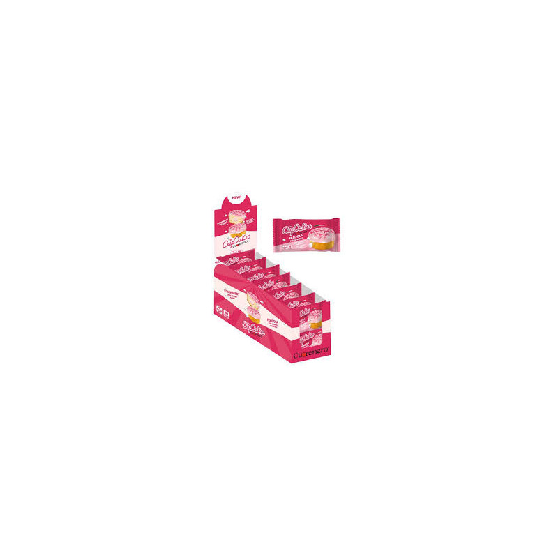 Cupcake Cuorenero alla Fragola S. Glutine 40gr x 14pz