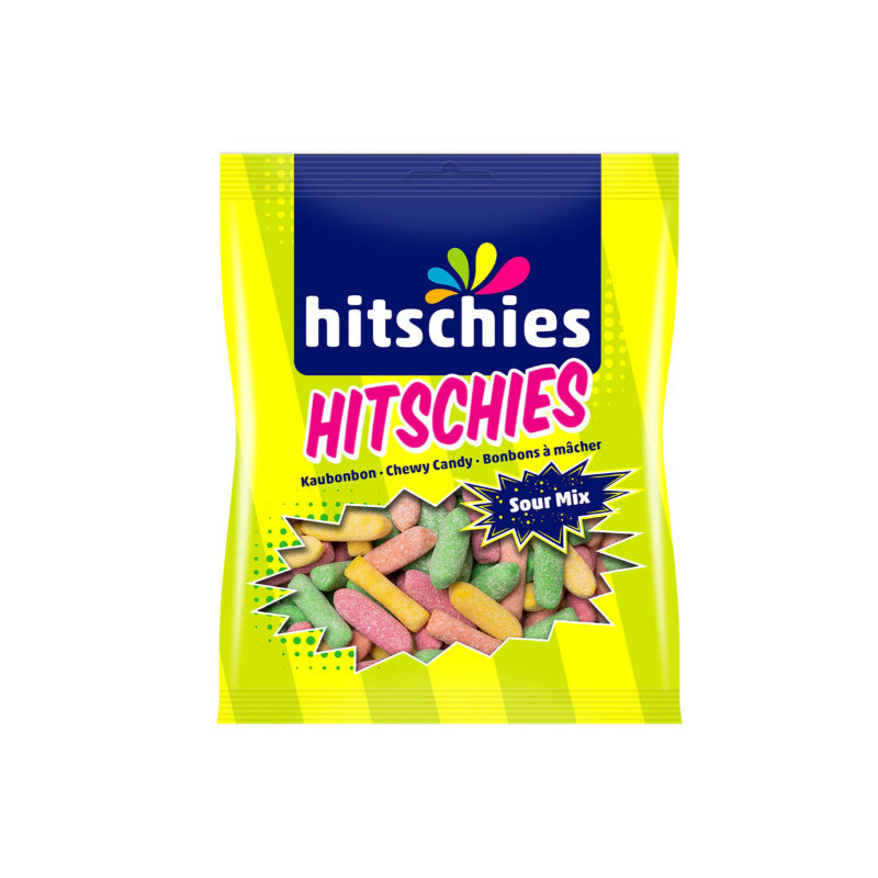 Bastoncini di Caramelle Sour Mix 140gr Hitschies