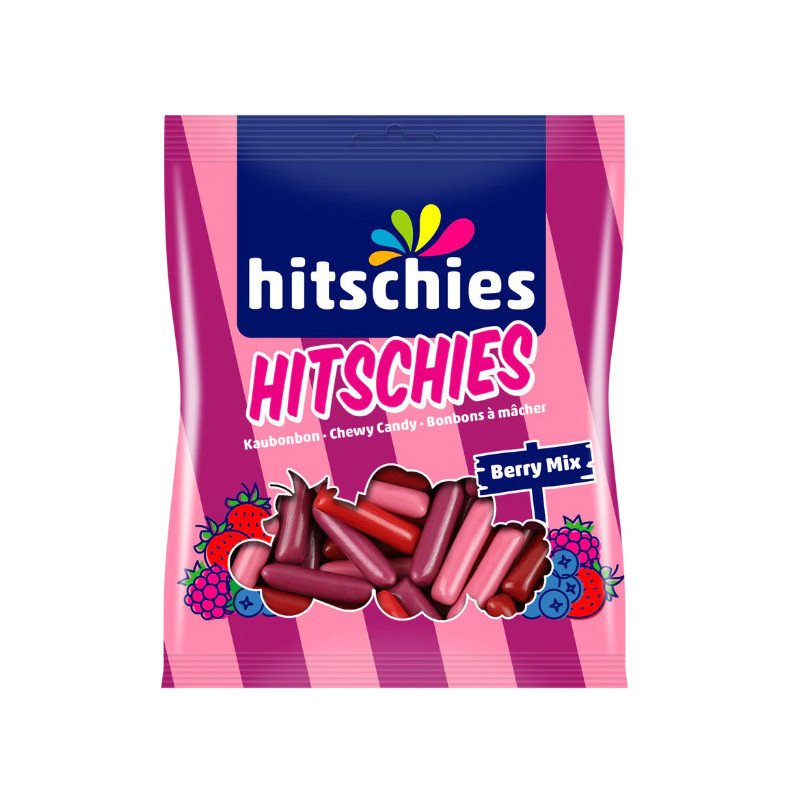 Bastoncini di Caramelle Berry Mix 125gr Hitschies